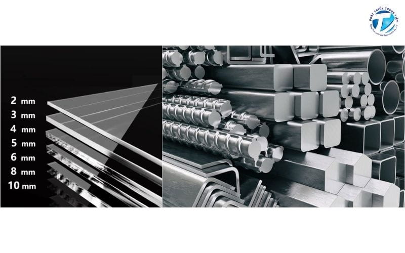 Chi phí cắt CNC phụ thuộc vào loại vật liệu và độ dày